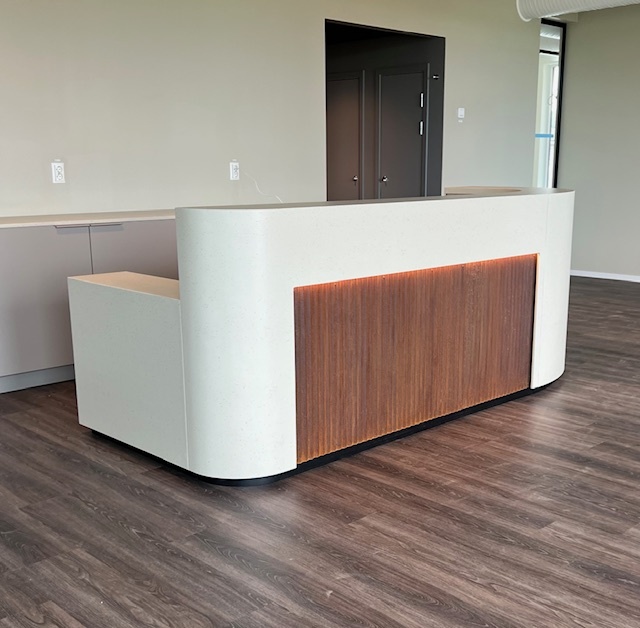 Receptionsdisk, corten